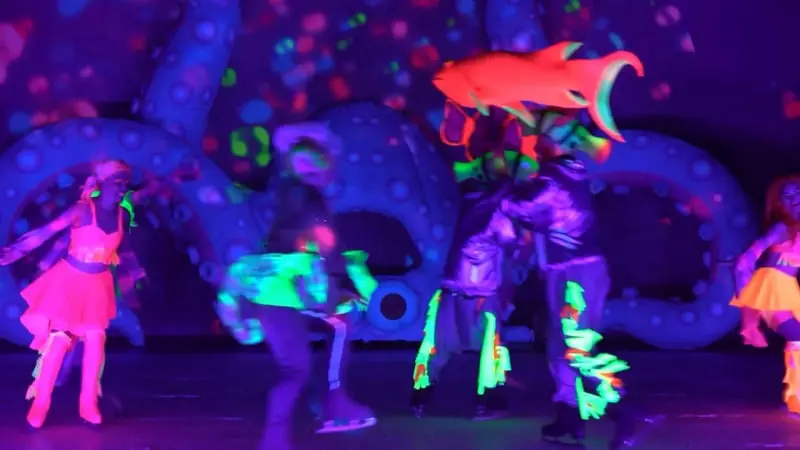 Eventy na lodzie, przedstawienia na syntetycznym lodzie